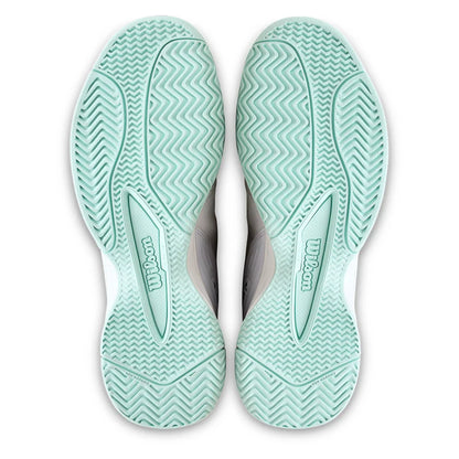 Juniors' Rush Pro L Tennis Shoes White and Bay