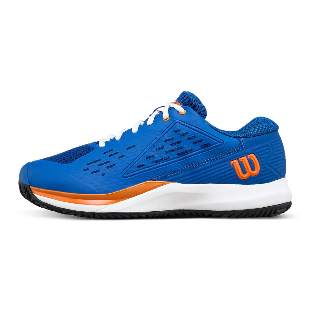 Juniors' Rush Pro Ace Tennis Shoes Deja Vu Blue and Orange Tiger