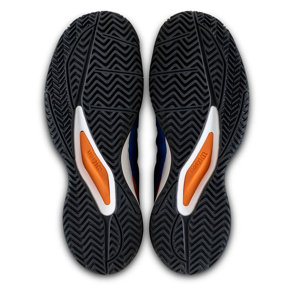 Juniors' Rush Pro Ace Tennis Shoes Deja Vu Blue and Orange Tiger