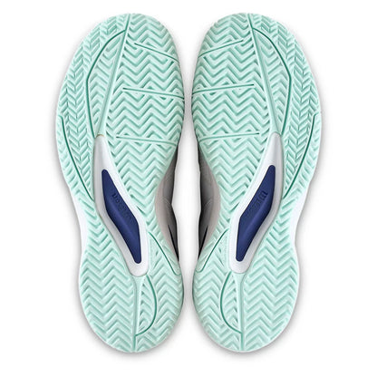 Juniors' Rush Pro Ace Tennis Shoes White and Bay