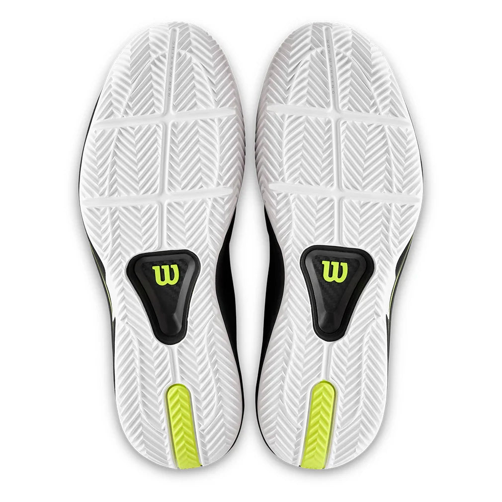 Men's Rush Tour 5 Clay Tennis Shoes Black and White
