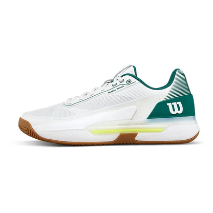 Men's Rush Tour 5 Tennis Shoes White and Evergreen