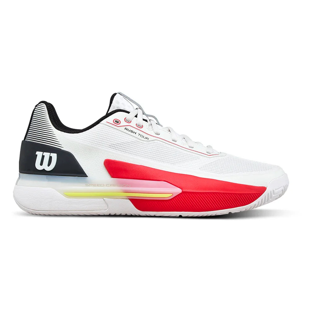 Men's Rush Tour 5 Tennis Shoes White and Black