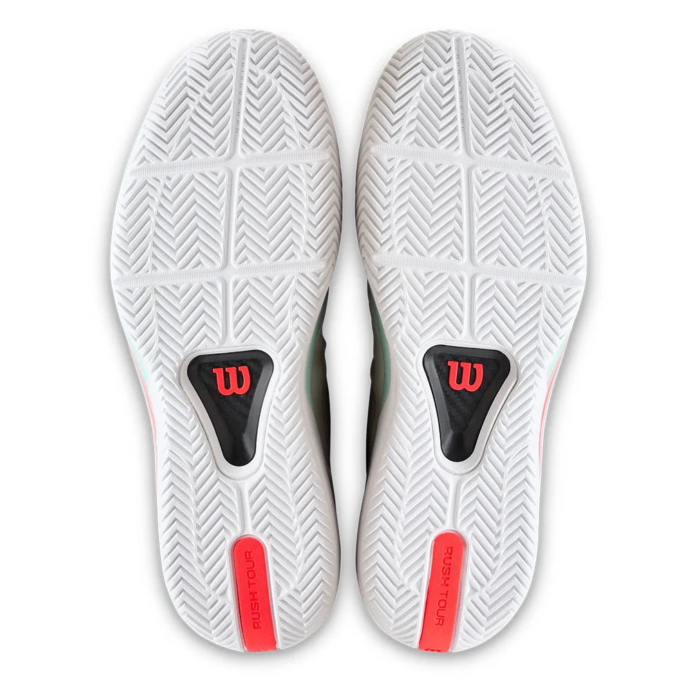 Men's Rush Tour 5 Tennis Shoes White and Bay