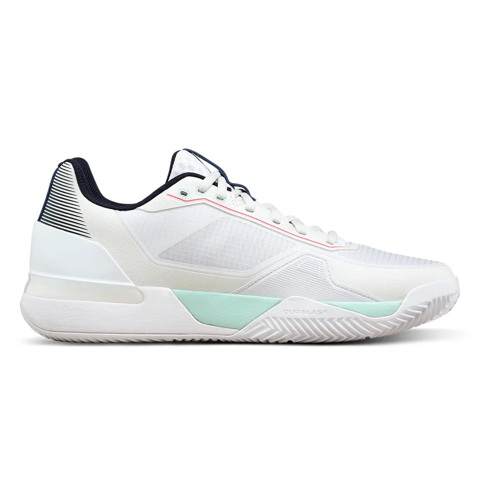 Men's Rush Tour 5 Clay Tennis Shoes White and Bay