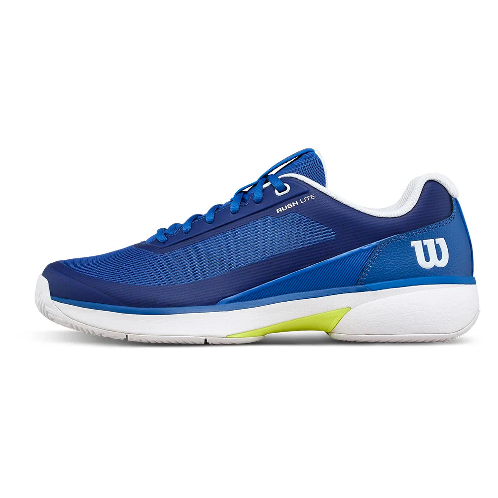 Men's Rush Lite 5 Tennis Shoes Deja Vu Blue and White
