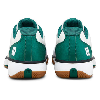 Men's Rush Lite 5 Tennis Shoes White and Evergreen
