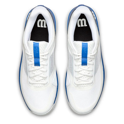 Men's Rush Lite 5 Tennis Shoes White and Deja Vu Blue