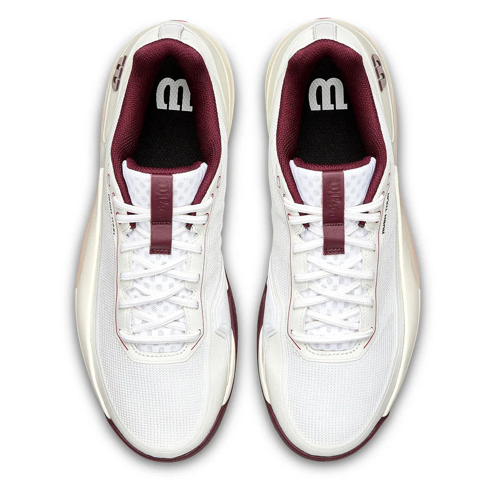 Men's Rush 5 Tour Back to Tennis Shoes White and Port Royal