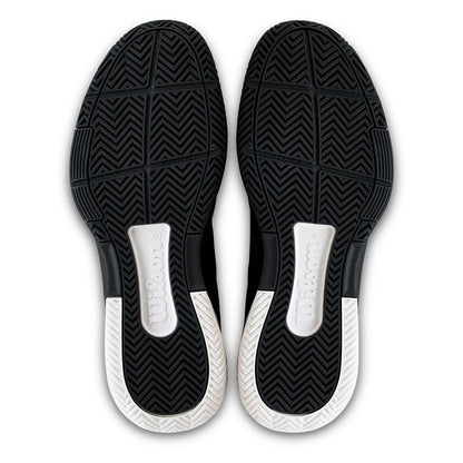 Men's CourtGlide Tennis Shoes Black and Warm Taupe