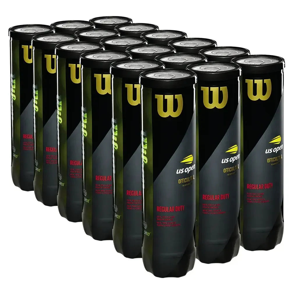 US Open Regular Duty Tennis Ball Case (4 Ball Cans)