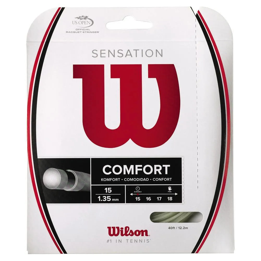 Sensation Tennis String Natural-Strings-Wilson-WRZ94SET-15-Tennis Express