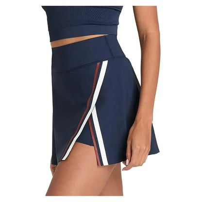Women's Slice Tennis Skort Classic Navy and Clay Court