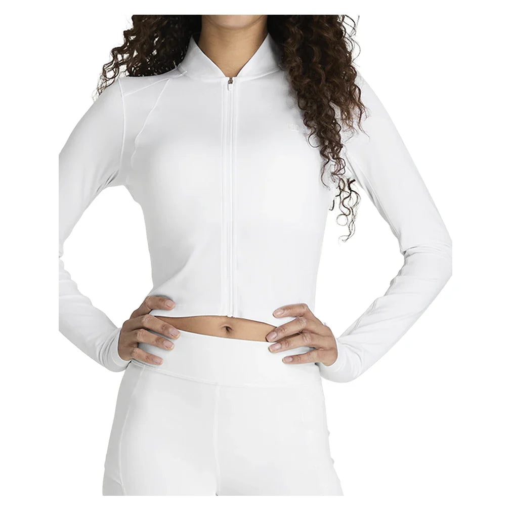 Women's All Day Full Zip Tennis Jacket Bright White