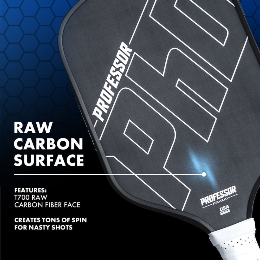 Professor Pickleball Paddle White PhD 16mm