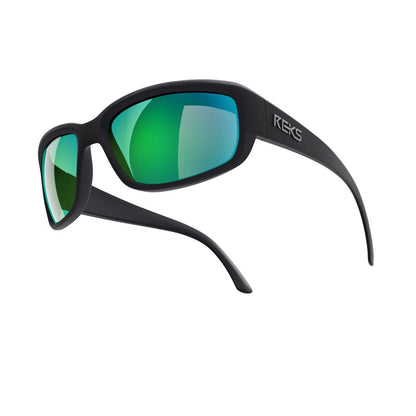 Reks Wrap Large Prescription Polarized Polycarbonate Sunglasses