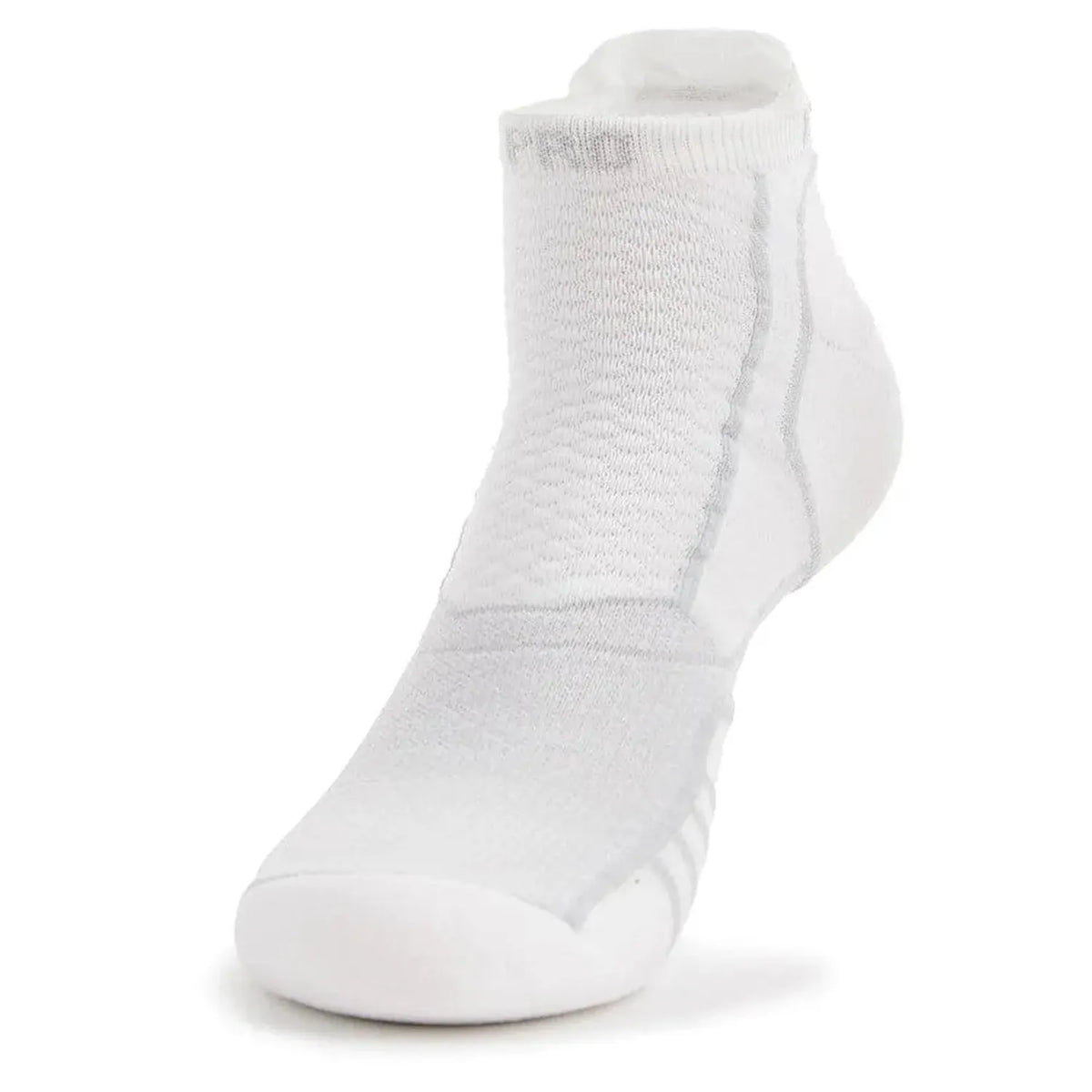 Experia Ultra Light Cushion No Show Tab Tennis Socks White-Socks-Thorlo-XPTU01-100-1-Tennis Express