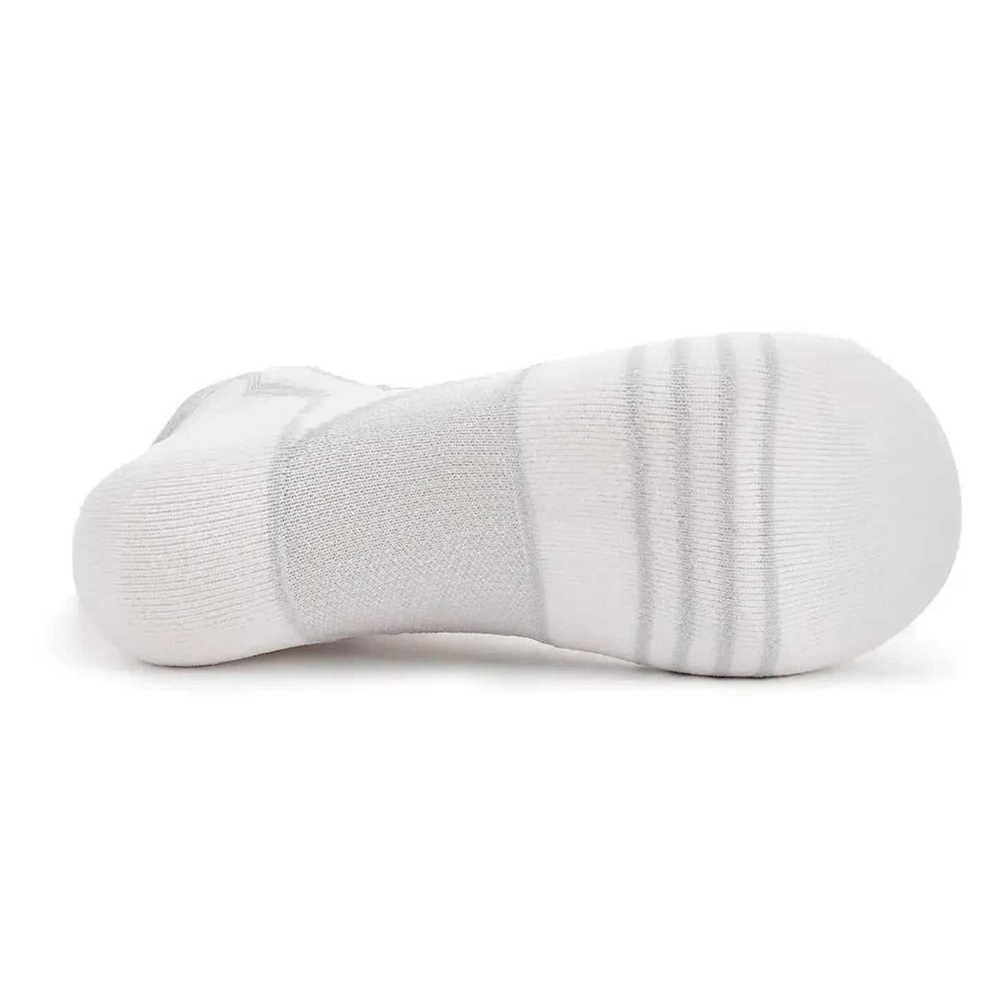 Experia Ultra Light Cushion No Show Tab Tennis Socks White