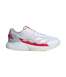 Padel Shoes Adidas Courtquick Padel Mujer Blanco/Rosa metalizado
