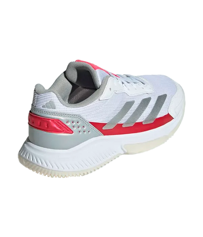Padel Shoes Adidas Courtquick Padel Mujer Blanco/Rosa metalizado