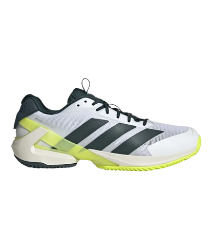 Padel Shoes Adidas Adizero Ubersonic 5 Clay Blanco/Verde Oscuro 2025