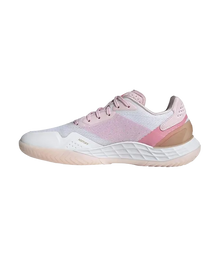 Padel Shoes Adidas Defiant Speed 2 White Perla/Rosa Mujer 2025