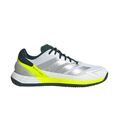 Padel Shoes Adidas Defiant Speed 2 M CL Blanco/Amarillo fluor 2025