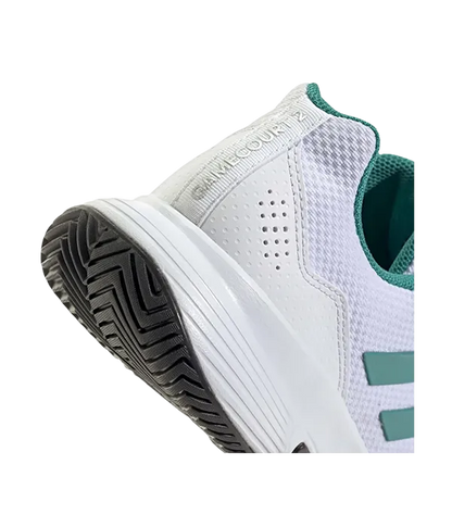 Padel Shoes Adidas GameCourt 2 M Blanco/Verde 2025