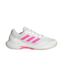 Padel Shoes Adidas GameCourt 2 Mujer Blanco/Rosa 2025