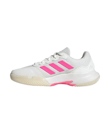 Padel Shoes Adidas GameCourt 2 Mujer Blanco/Rosa 2025