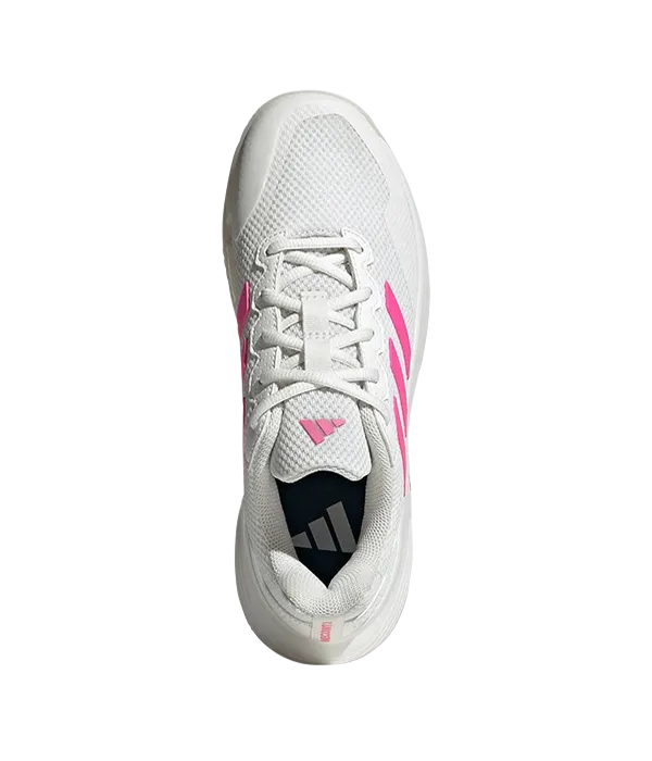 Padel Shoes Adidas GameCourt 2 Mujer Blanco/Rosa 2025