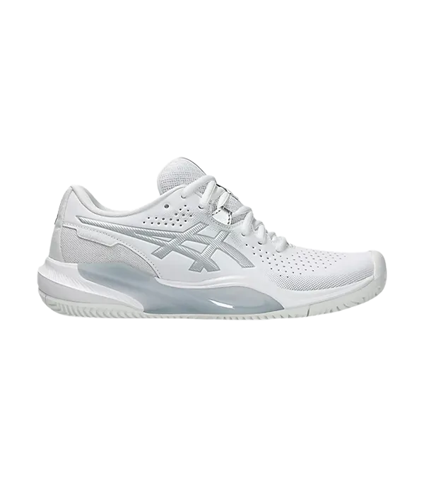 Padel Shoes Asics Challenger 15 Clay Mujer White/Pure Silver 2025