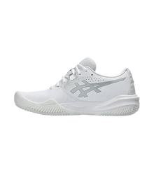Padel Shoes Asics Challenger 15 Clay Mujer White/Pure Silver 2025