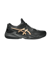 Padel Shoes Asics Court FF 3 Novak Clay Night Energy Black/Prism Gold 2025