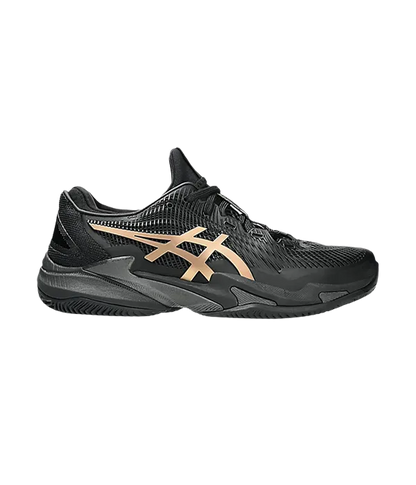 Padel Shoes Asics Court FF 3 Novak Clay Night Energy Black/Prism Gold 2025