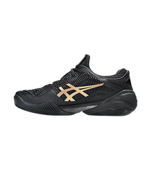 Padel Shoes Asics Court FF 3 Novak Clay Night Energy Black/Prism Gold 2025