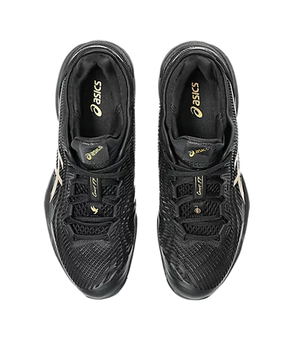 Padel Shoes Asics Court FF 3 Novak Clay Night Energy Black/Prism Gold 2025