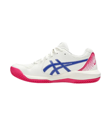 Padel Shoes Asics Gel-Dedicate 8 Clay Cream/Dark Cobalt Mujer 2025