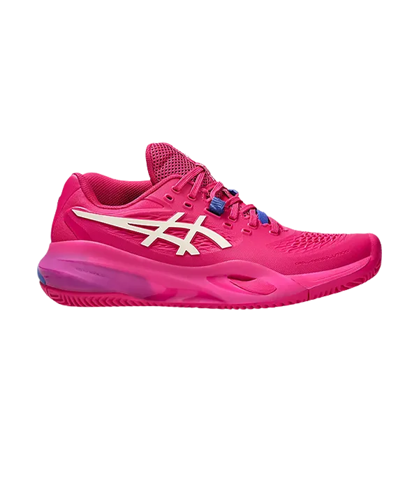 Padel Shoes Asics Gel-Resolution X Clay Bright Rose/Cream Mujer 2025