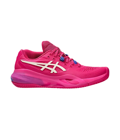 Padel Shoes Asics Gel-Resolution X Clay Bright Rose/Cream Mujer 2025