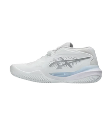 Padel Shoes Asics Gel-Resolution X Clay White/Pure Silver Mujer 2025