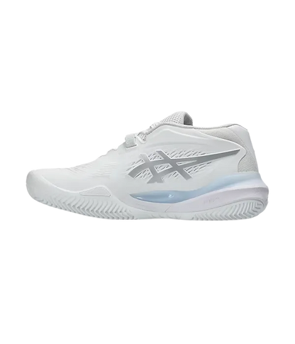 Padel Shoes Asics Gel-Resolution X Clay White/Pure Silver Mujer 2025