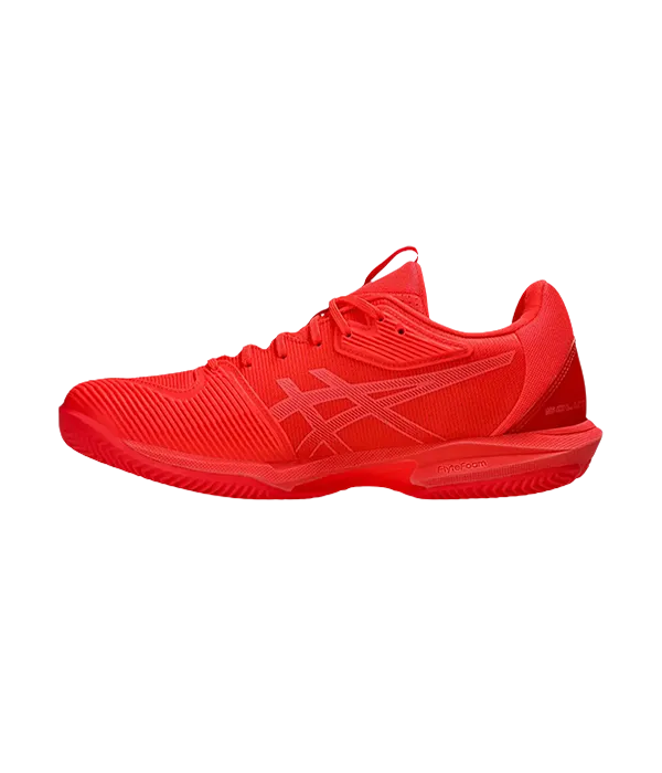Padel Shoes Asics Solution Speed FF 3 Clay Flash Red/Blazing Coral 2025