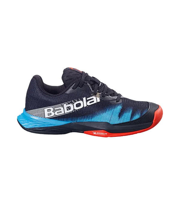 Padel Shoes Babolat Jet Premura 2 Junior Black/Tomato Red 2025