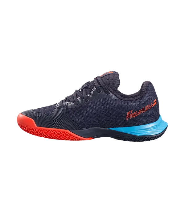 Padel Shoes Babolat Jet Premura 2 Junior Black/Tomato Red 2025
