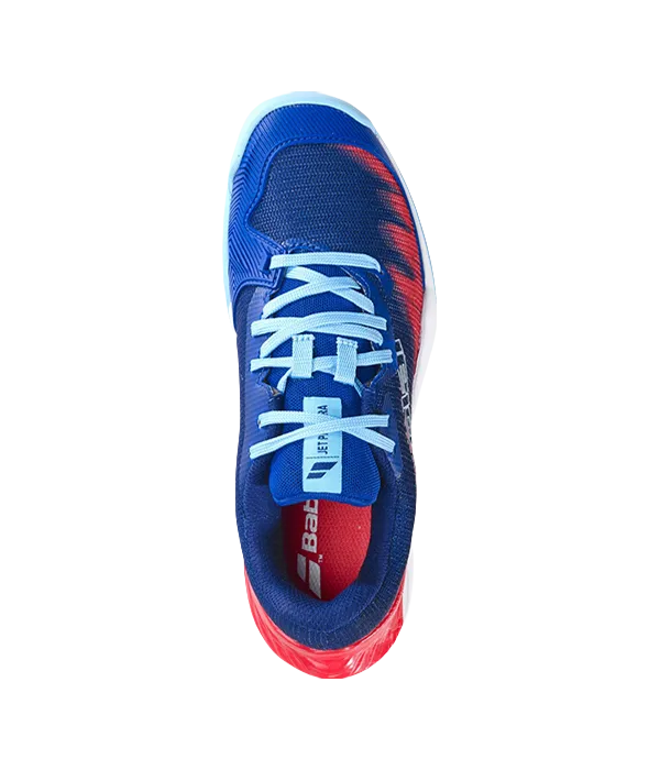 Padel Shoes Babolat Jet Premura 2 Junior Boy Blue/Poppy Red