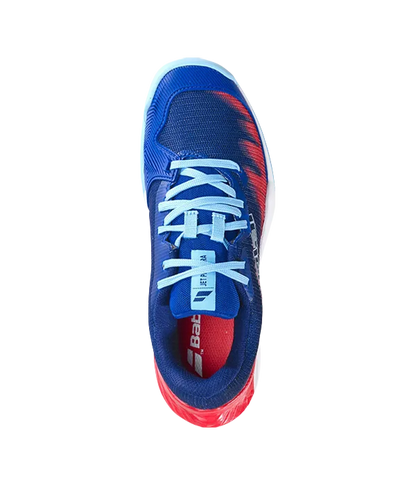 Padel Shoes Babolat Jet Premura 2 Junior Boy Blue/Poppy Red