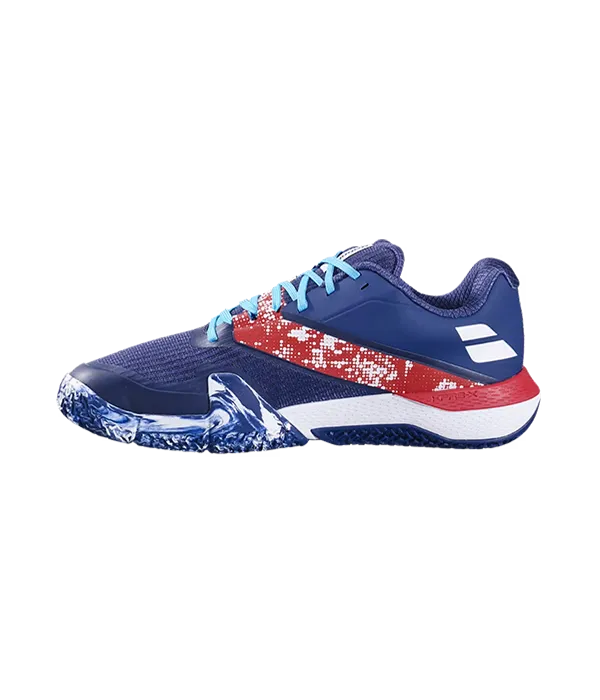 Padel Shoes Babolat Movea 2 Dark Blue/Chili Red 2025
