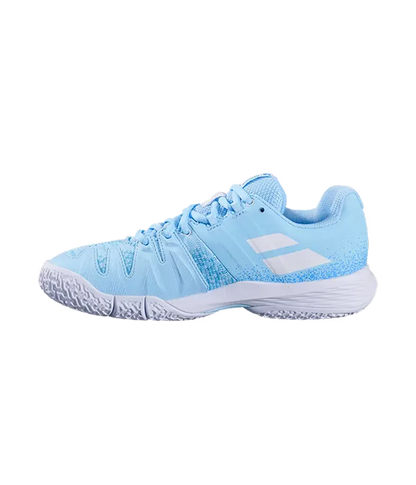 Padel Shoes Babolat Sensa Sky Blue/Tigerlily Mujer 2025