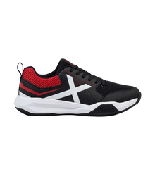 Padel Shoes Munich Focus 02 Negro/Rojo 2025